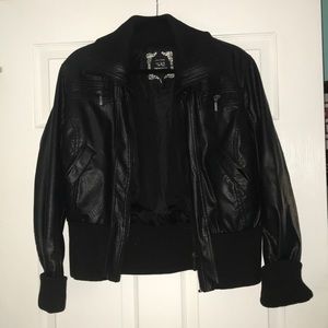 Vegan leather jacket